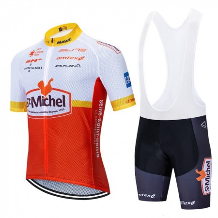 Set Fietsshirt + Korte Koersbroek 2020 St. Michel-Auber93 N001
